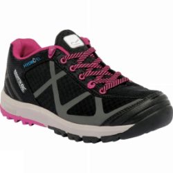 Regatta Womens Hyper-Trail Low Shoe Black / Active Pink